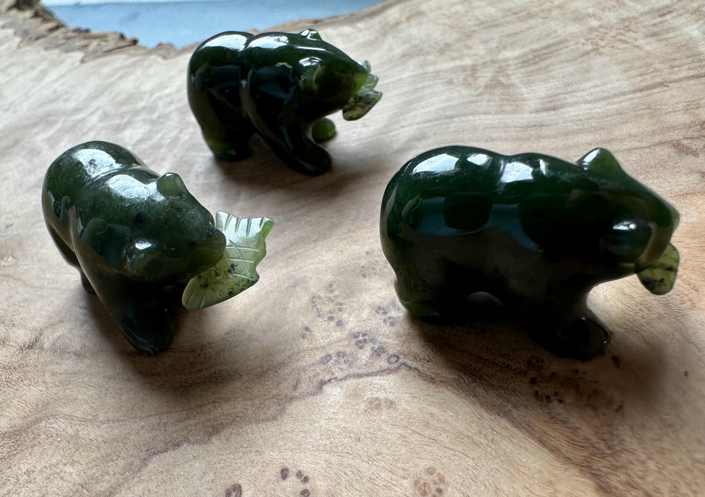 Bear Special with Jade Fish, 1"and 1.25"