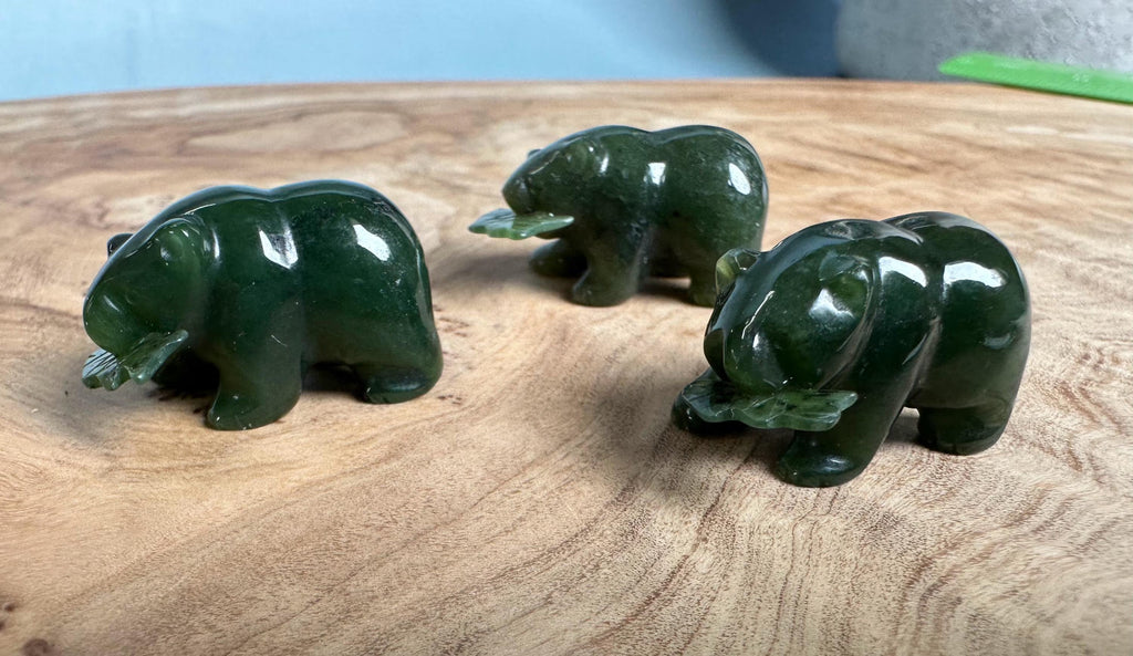 Bear Special with Jade Fish, 1"and 1.25"