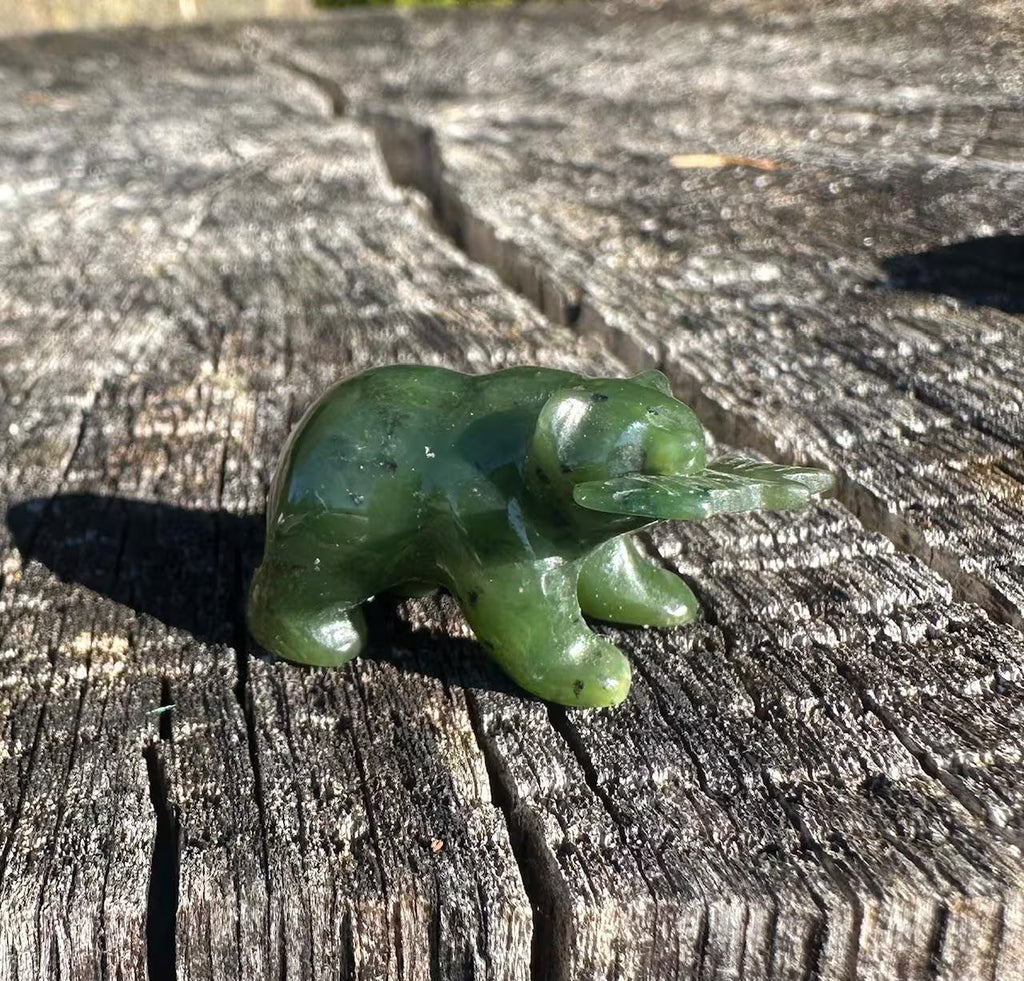 Bear Special with Jade Fish, 1"and 1.25"