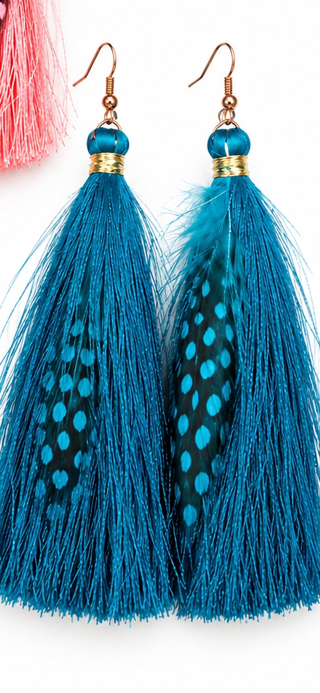 Free Spirit Feather Tassel Earrings
