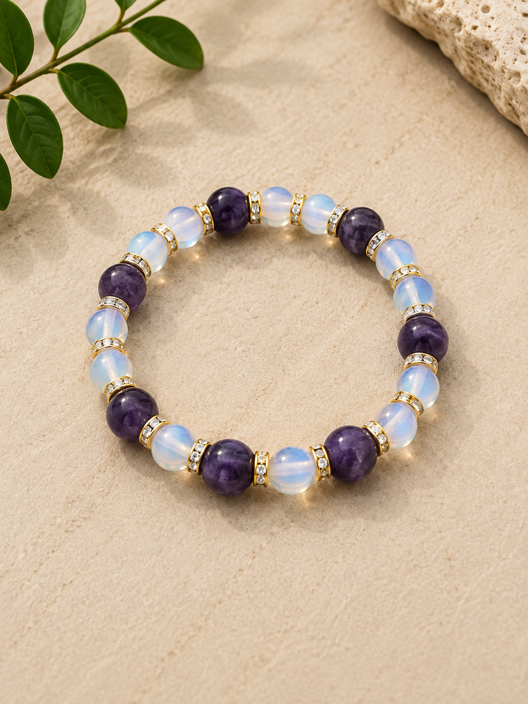 Amethyst Moonlight Bracelet