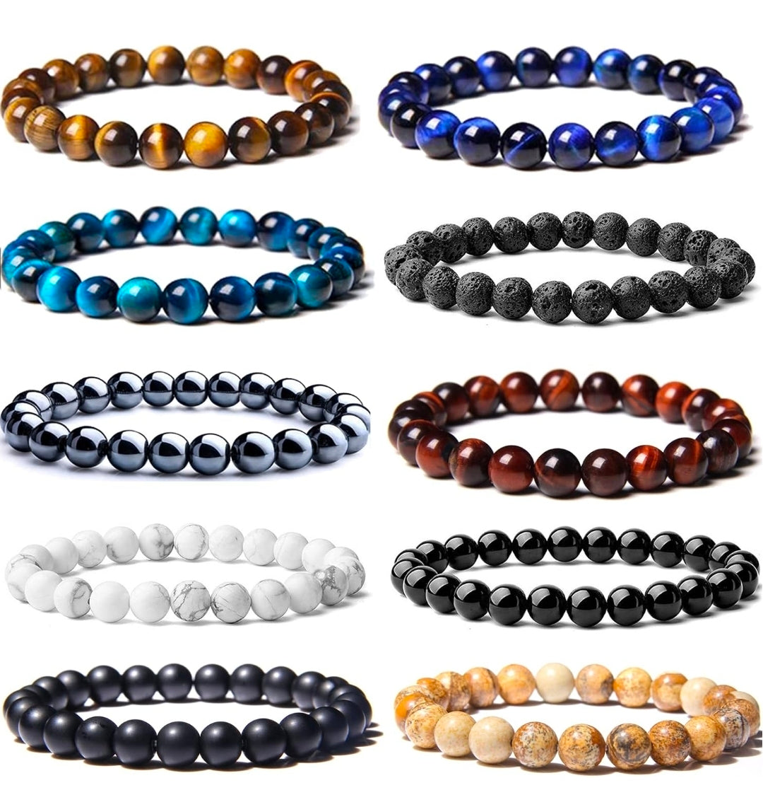 Natural Stone Beaded Bracelets