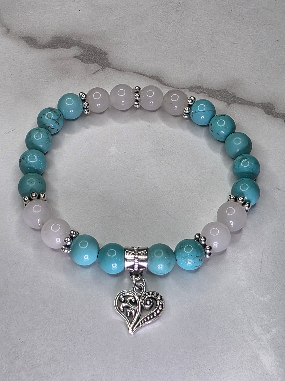 Turquoise Heart Bracelet