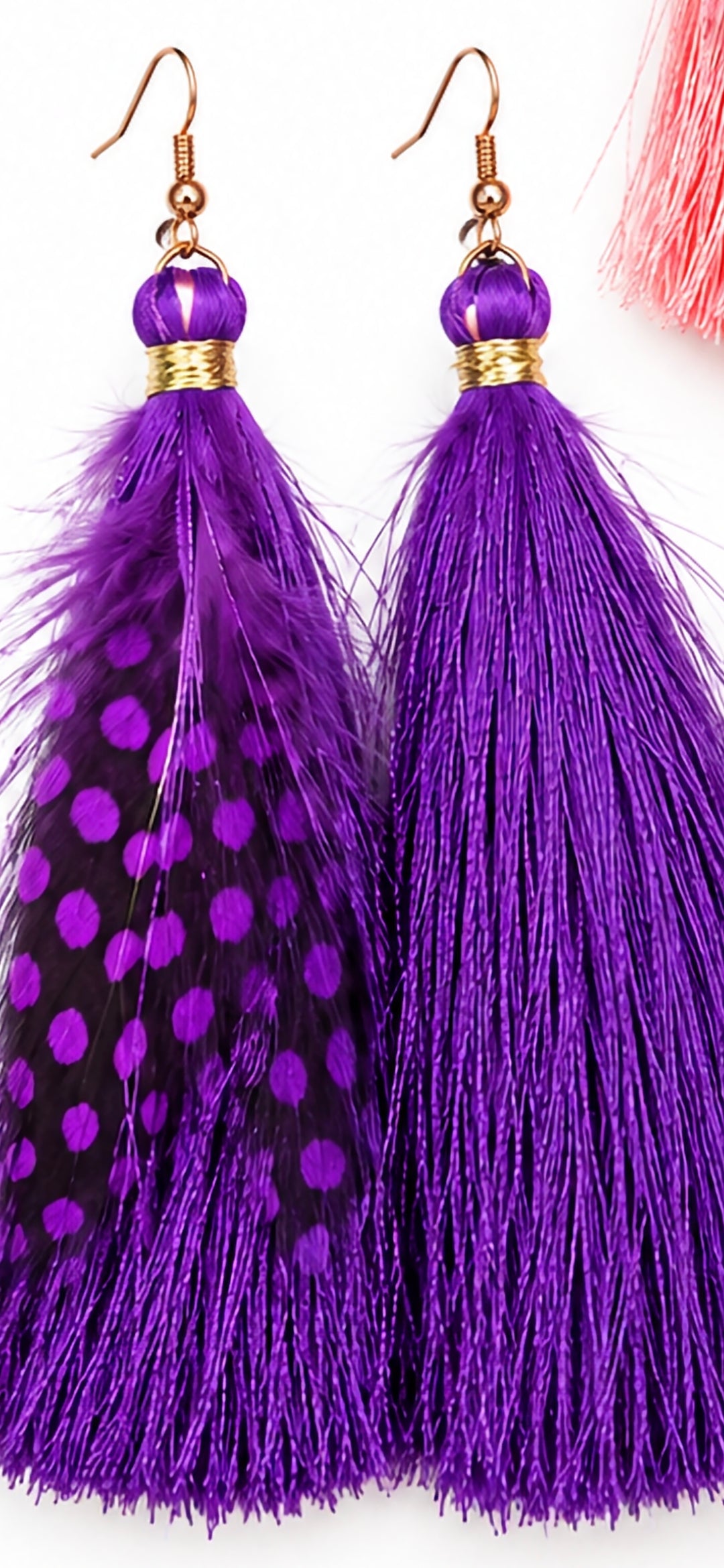 Free Spirit Feather Tassel Earrings