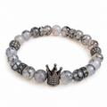 Royal Crown Agate Bracelet