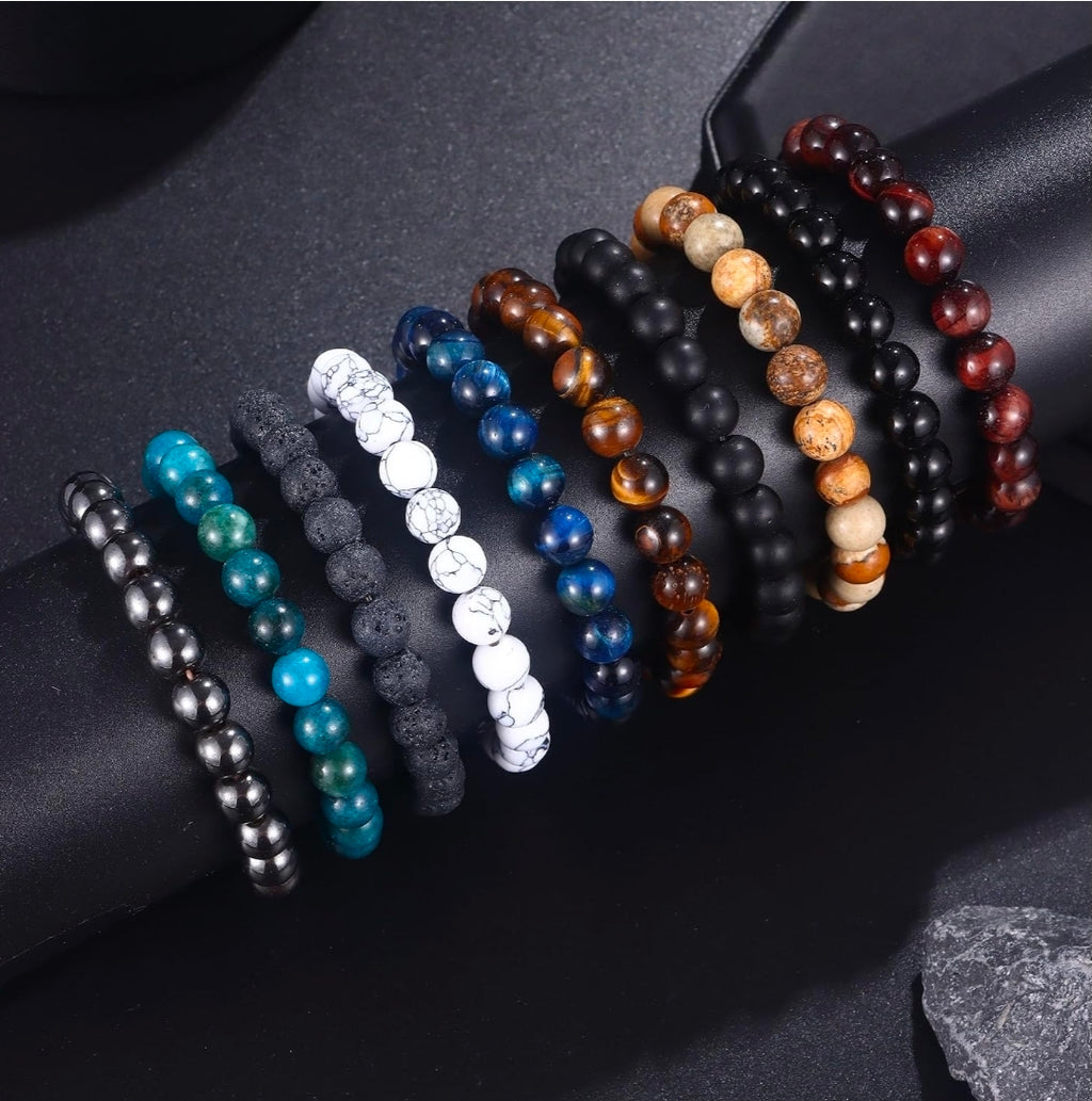 Natural Stone Beaded Bracelets