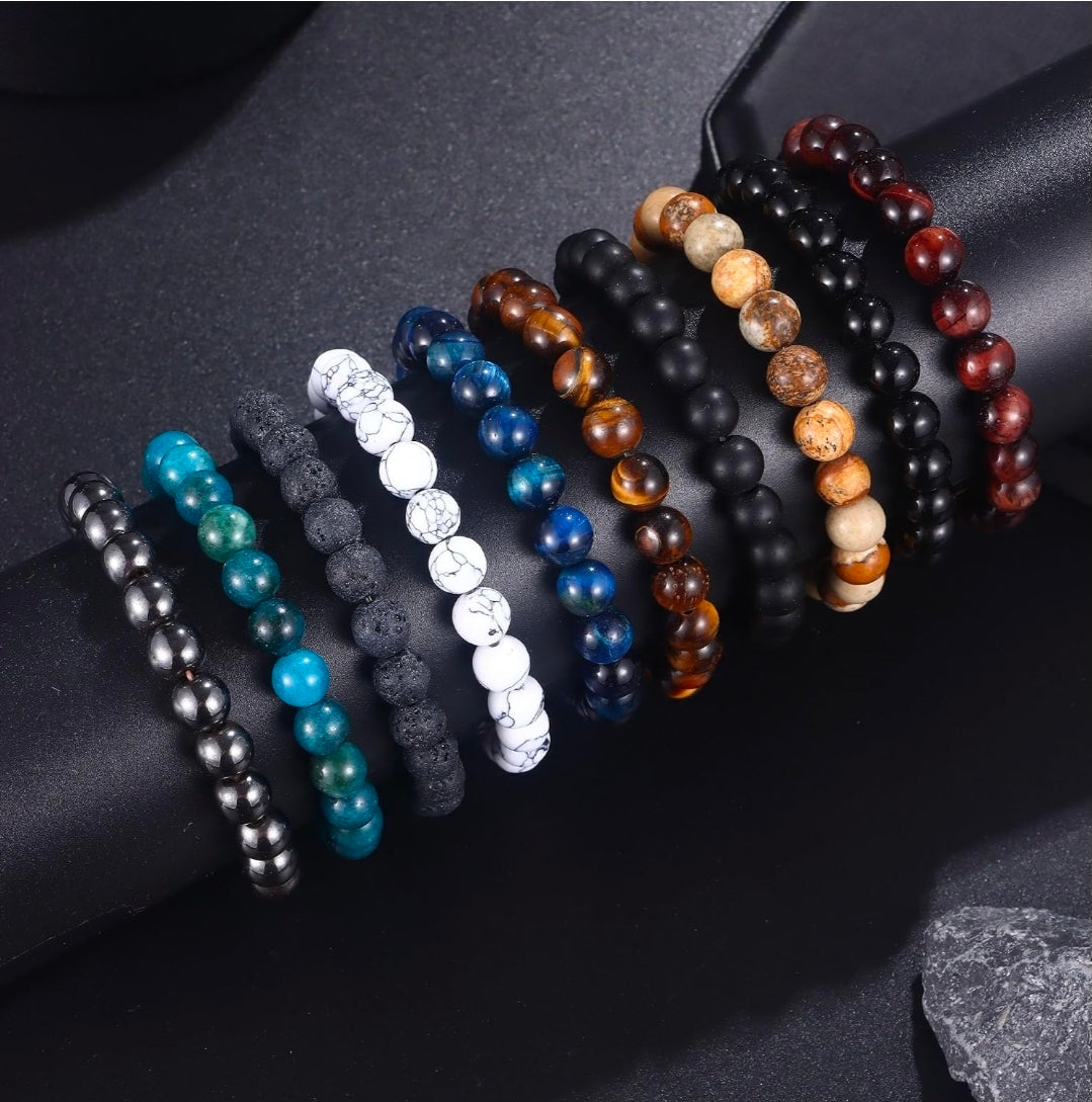 Natural Stone Beaded Bracelets