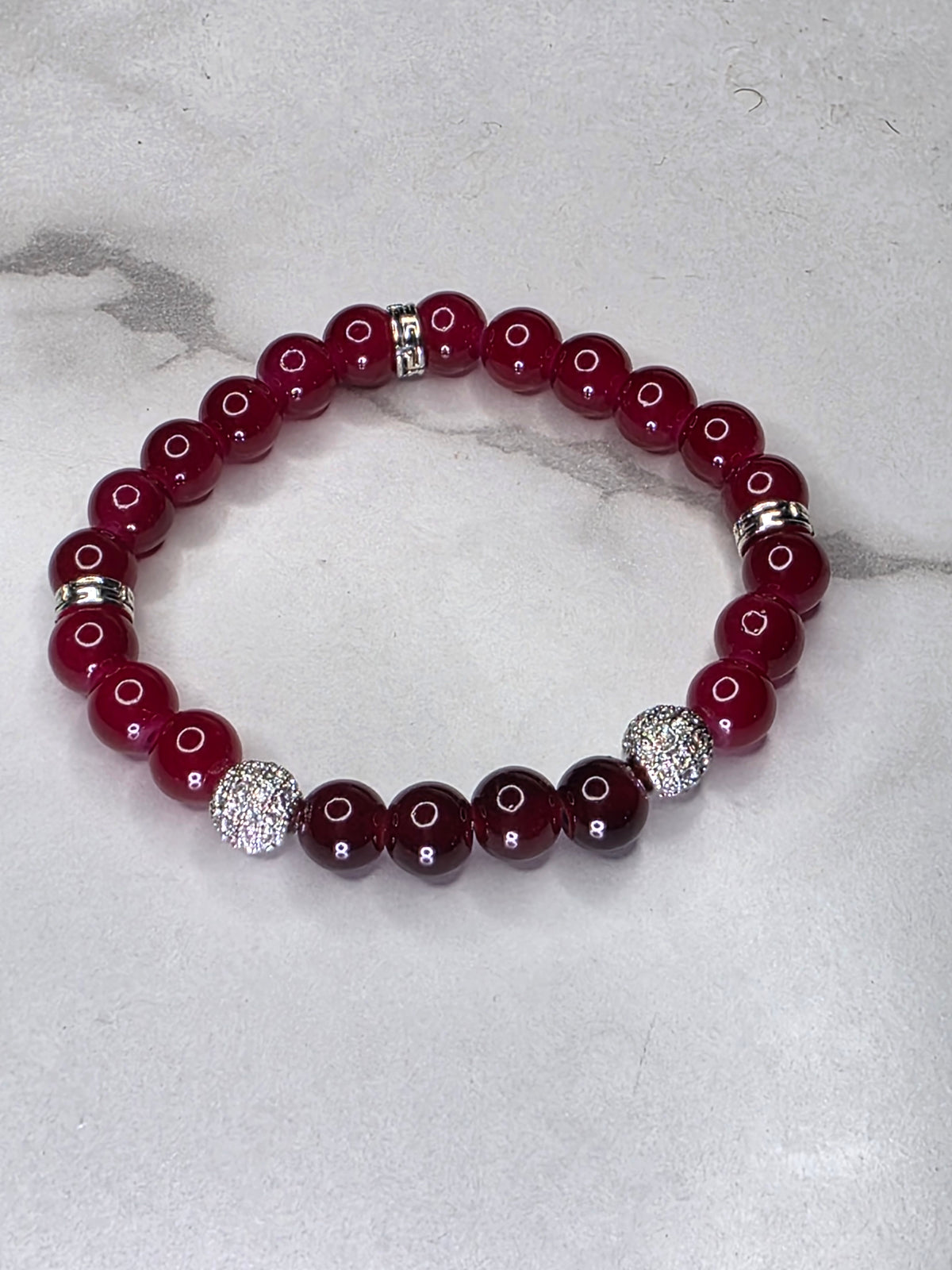 Crimson Spark Bracelet