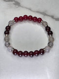 Crimson Marble Bracelet