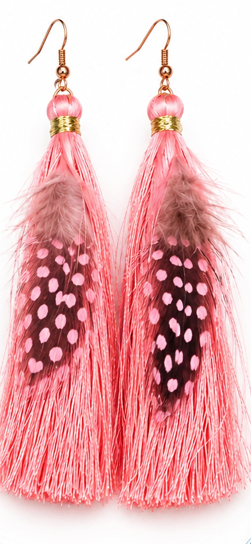 Free Spirit Feather Tassel Earrings