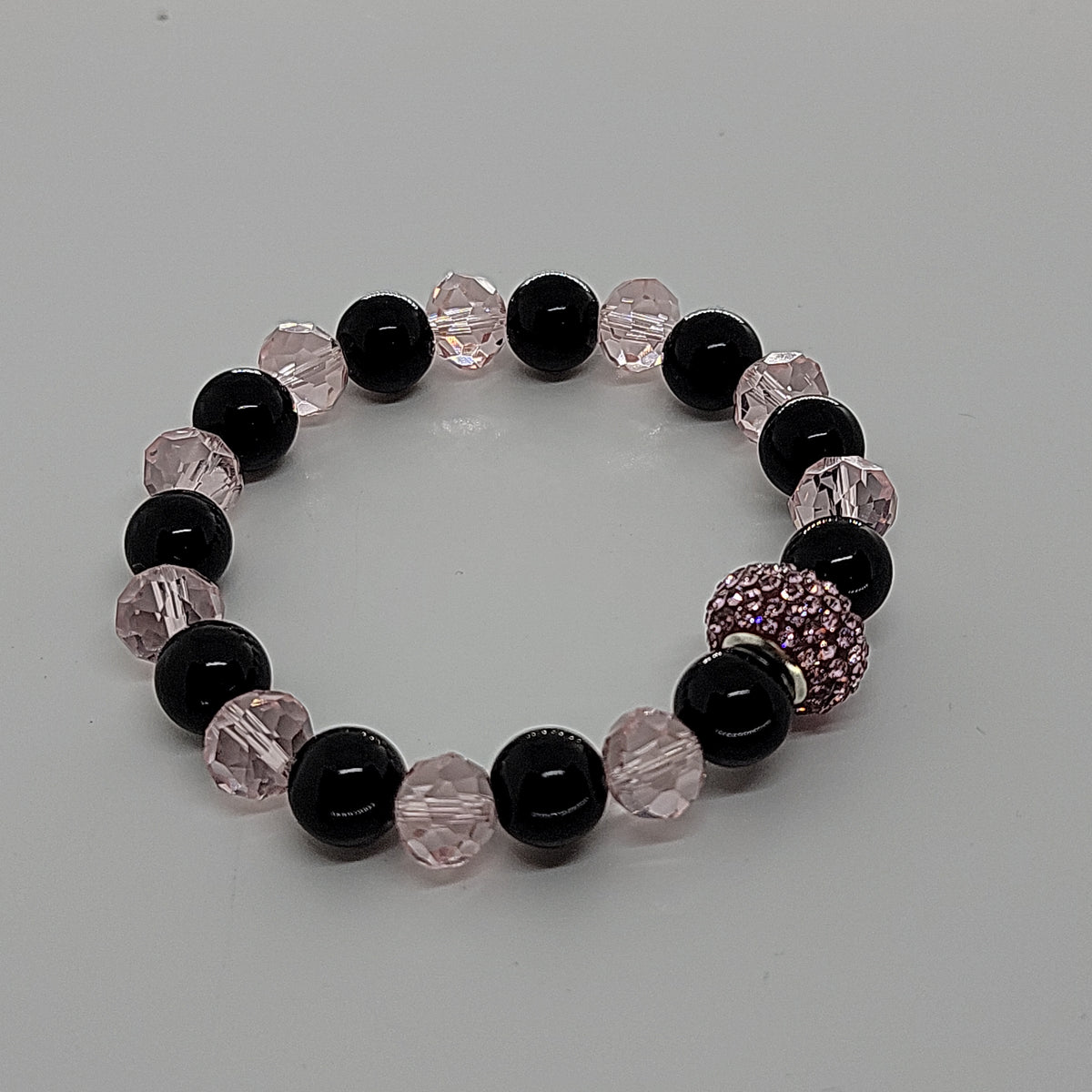 Black & Pink Crystal