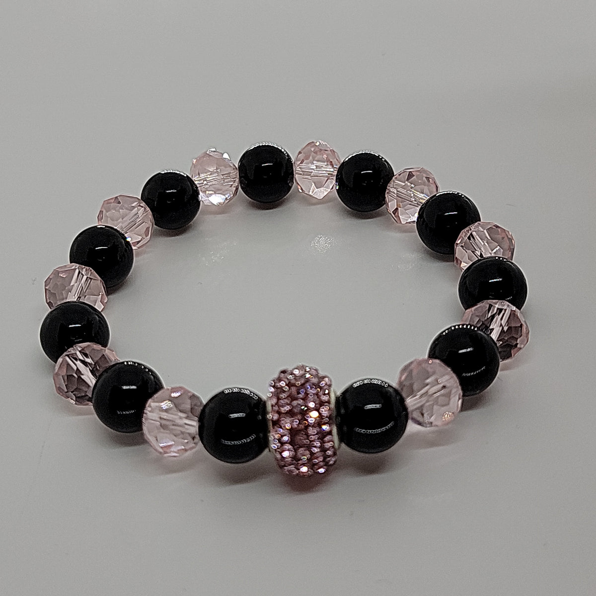 Black & Pink Crystal